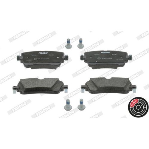 Kit de plaquettes de frein Ferodo FDB4807 Fuse+ en céramique premium pour frein à disque
