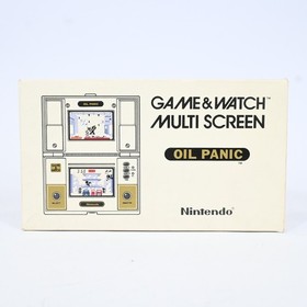 Nintendo Game & Watch Oil Panic OP-51 Multi Screen CIB Vintage Handheld Tested