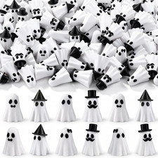50PCS Halloween Mini Ghost Toys Figurines Miniatures Decor