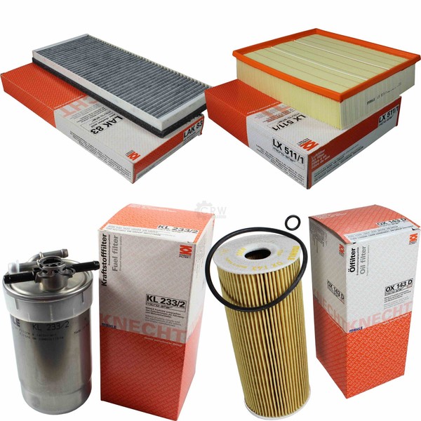 Mahle Kraftstofffilter Kl 233/2 Innenraum Lak 83 Luft Lx 511/1 ÖLfilter Ox 143D-image