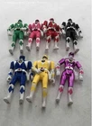 1990 Vintage Multicolor Power Rangers Action Figures Lot Of 7