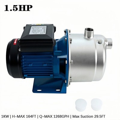 1.5 HP Shallow Well Jet Pump,Water Booster Jet Pump for Home Garden Lawn Farm