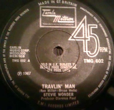 Stevie Wonder - Travlin' Man (7'', Single, Sol)