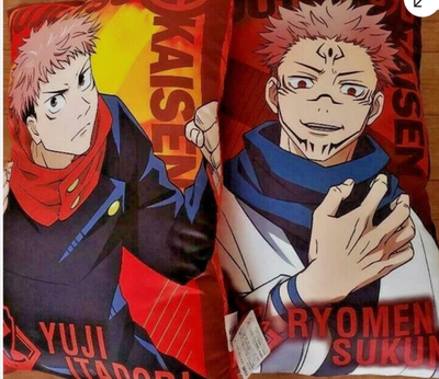 Jujutsu Kaisen Big Cushion Pillow Yuji Itadori Ryomen Sukuna set