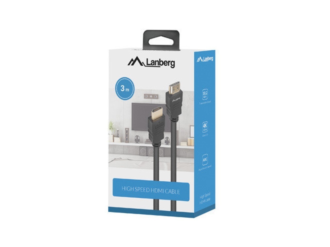 HDMI CABLE M/M V1.4 3M CCS BLACK BOX CA-HDMI-15CC-0030-BK