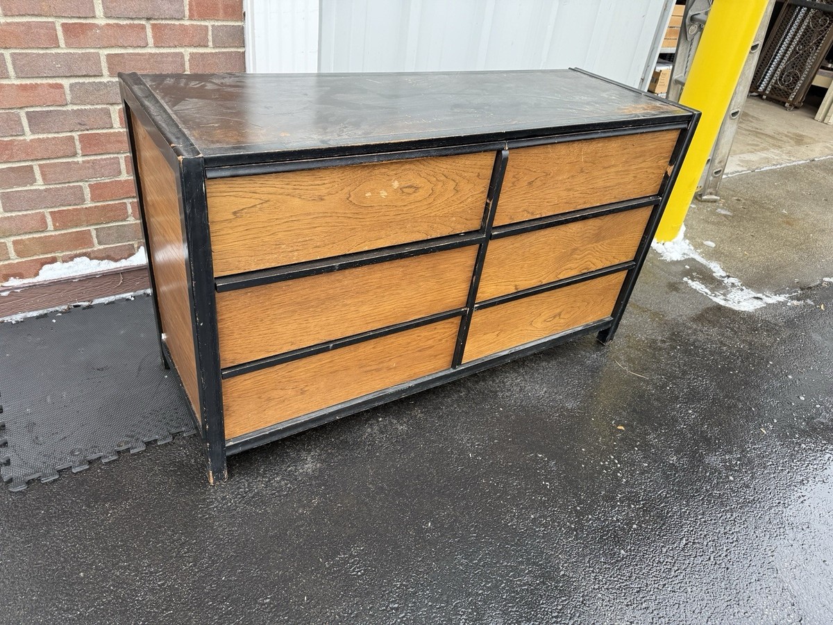 mid century modern dresser black Arini - 8-Drawer Dresser