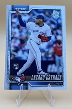 2026 Topps Series 1 Lazaro Estrada Canvas /50 #299 Toronto Blue Jays