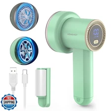 Fabric Shaver Fuzz Remover Rechargeable, HOMEASY Electric Lint Remover Shaver