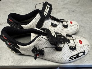 Sidi Wire 2 Carbon Air White Black EUR 43.5 US 9.3 Made in Italy