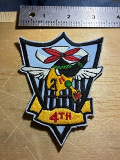 1960s/70s/80s? US ARMY PATCH 4th HELICOPTER COMPANY ORIGINAL BEAUTY!