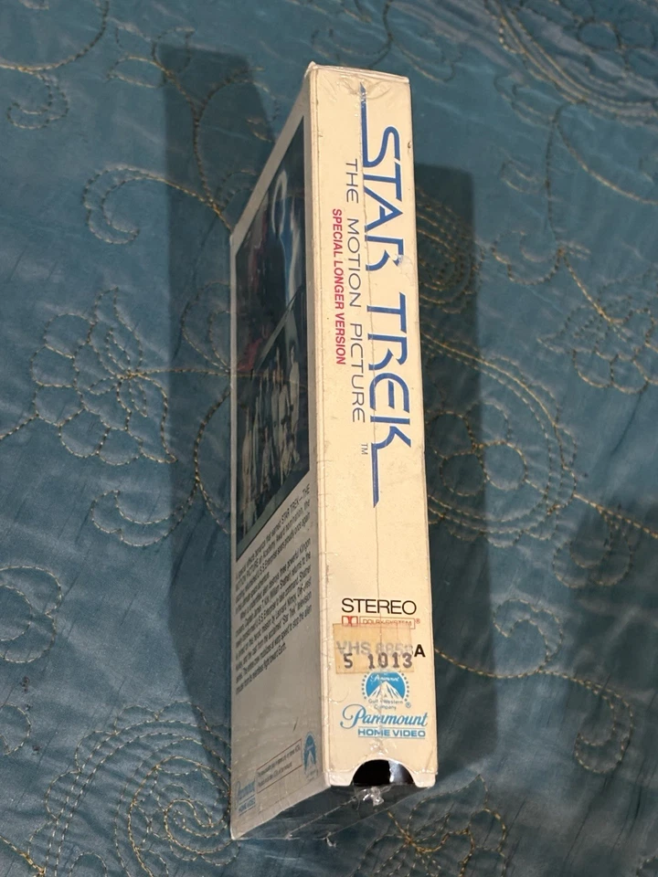 New Star Trek The Motion Pictures VHS Tape Factory Sealed Paramount Sticker - Image 3 of 4