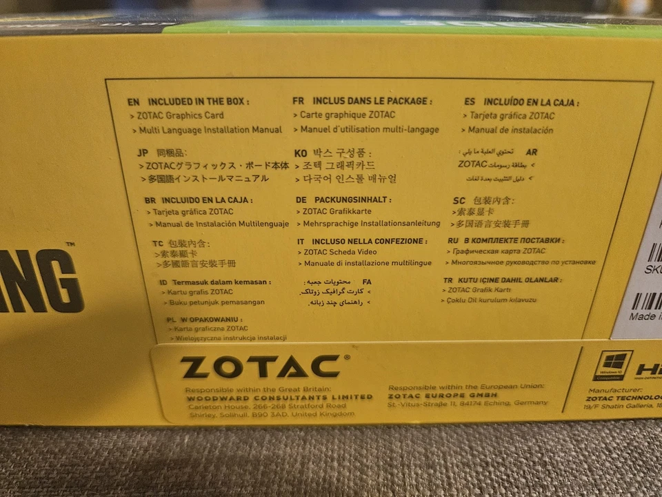 ZOTAC GAMING GEFORCE RTX 3060 TWIN EDGE OC LHR 12GB 192BIT GDDR6 GRAPHIC 50974 - Image 3 of 4