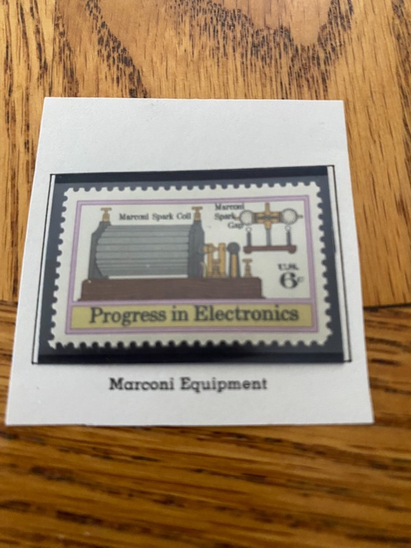 us stamp mint 6 cent marconi equipment