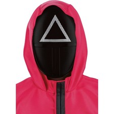 Disguise Licensed Netflix Squid Game Supervisor Mask Triangle Adult 144409