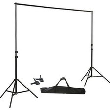 8 ft x 10 ft Photo Video Studio Adjustable Backdrop Stand Kit Background Supp...