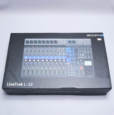 Zoom LiveTrak L-12 Digital Mixer and Recorder Good GP 884354018054