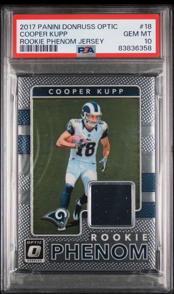 Cooper Kupp Panini Donruss Optic Rookie Phenom Jersey #18 Base