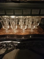 Vintage FOSTORIA 6" Iced Tea Glass CENTURY Beverage Drink Goblet - Set Of 8