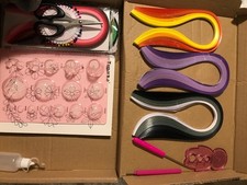 19pcs Quilling Paper Kit 45 Colors 900 Strips DIY Craft Art Tools for Projects