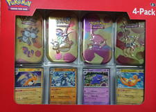 1 box Scarlet Violet 151 Mini Tins 4 Pack SAMS CLUB SEALED Pok mon TCG