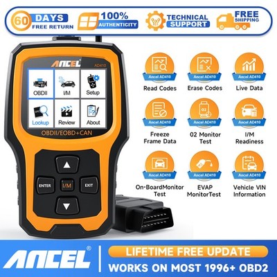ANCEL AD410 OBD SCANNER FAULT CODE READER CAR CHECK Engine Light DIAGNOSTIC TOOL