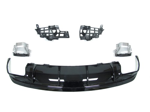 Heckdiffusor + Auspuffblenden für Mercedes CLA C117 X117 CLA45 CLA 220 250 2016+ - Afbeelding 5 van 12