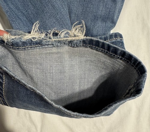 Miss Me Jeans Womens 32 Boot Cut Stretch Distressed Denim 34 Inseam - Picture 18 of 18