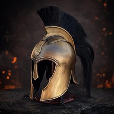 Troy Achilles Helmet Brad Pitt Style Greek Warrior LARP Cosplay Armor