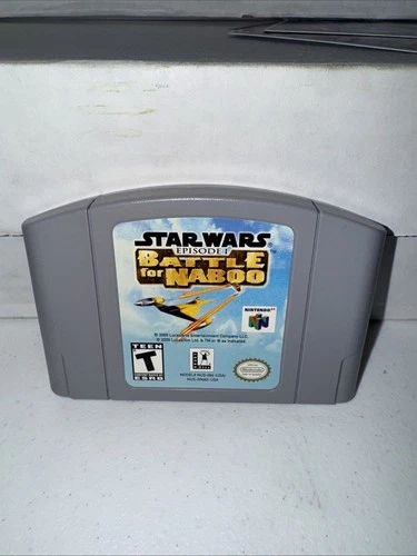 Star Wars Episode 1: Battle for Naboo Nintendo 64 N64 Authentic, Tested, Clean