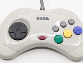 Sega Saturn White HST-3220 NTSC-J Japan Tested w/ Controller + SEGA RALLY