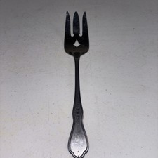 Oneida MORNING BLOSSOM Stainless Steel Flatware Meat Fork 8.25”