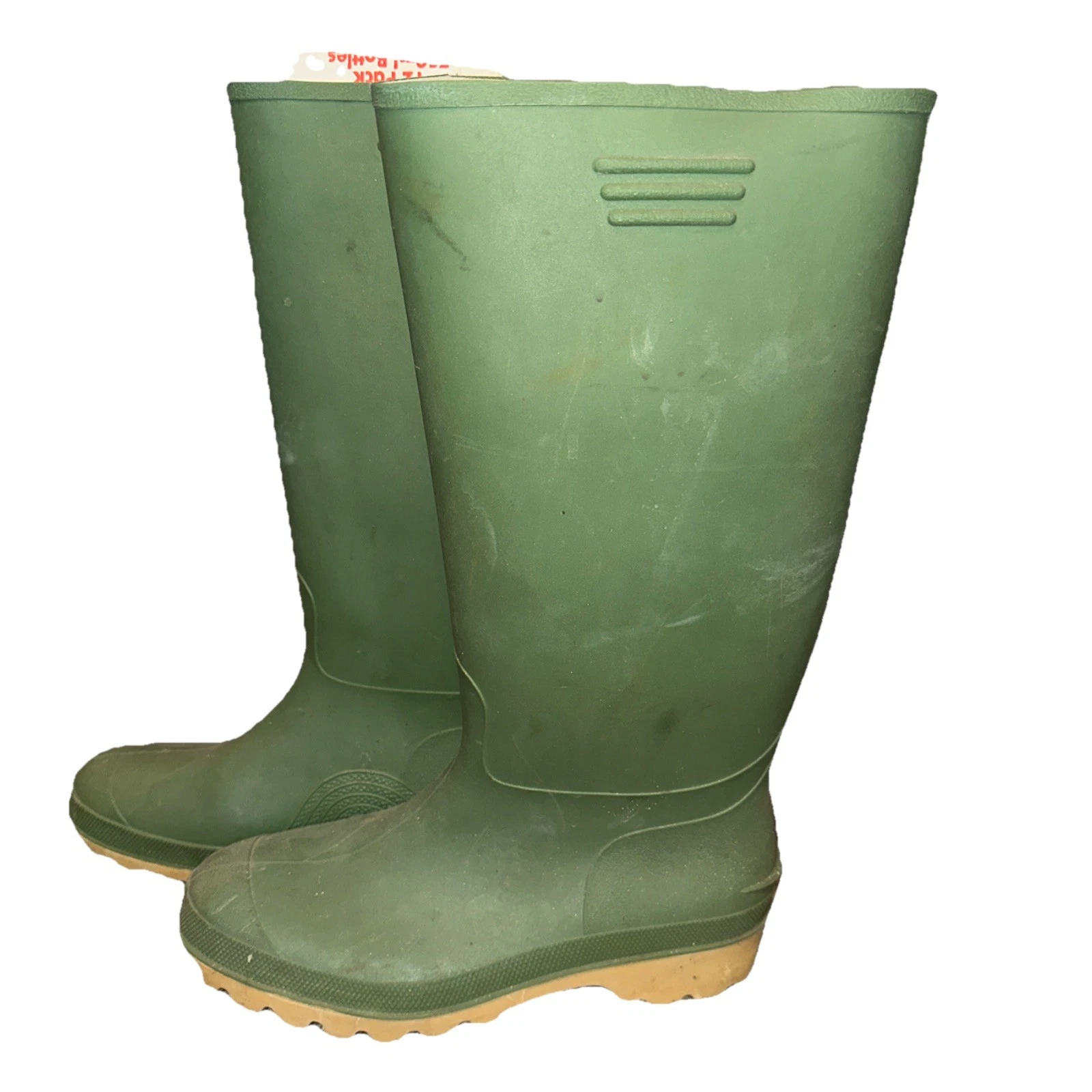 Muck Boots Size 41 Green Farmer Fishing Hunting Rain Rubber Made in Portugal