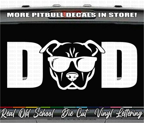 pitbull dad decal