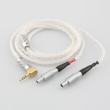 1m 100 Pure Silver Headphone Cable For Sennheiser HD800 HD800s HD820s Enigma