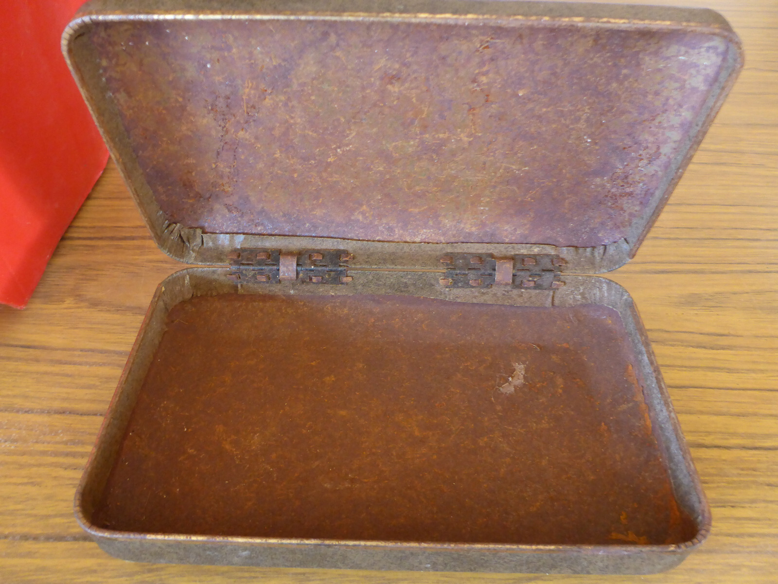 Vintage American Derringer Corp Metal Gun Case Empty BOX ONLY Used