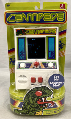 Atari Centipede Classic Handheld Tabletop 6'' Mini Arcade Game by Basic Fun New