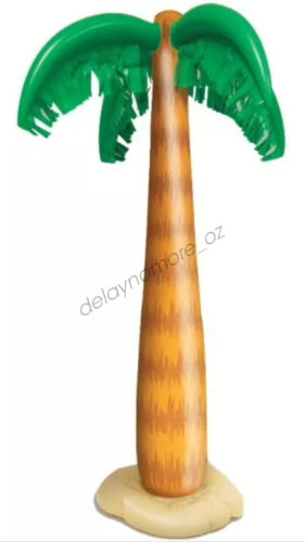 Hawaiian Luau Party Supplies Inflatable Blow Up Palm Tree Beach Pool Decoration - Picture 1 of 1