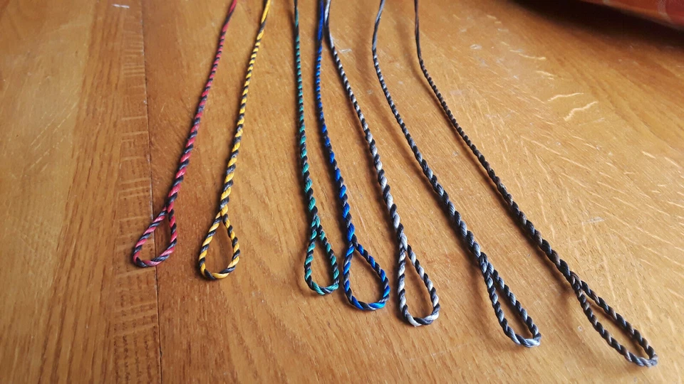 Flemish Twist Bow String - D97/"Fast Flight" - Black & Classic Colors - Image 3 of 4