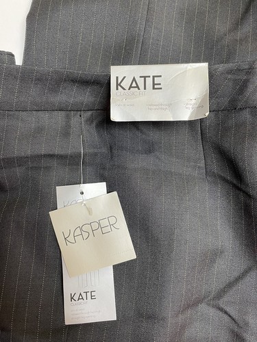 NEW Kasper Pants Size 8 Kate Fit Classic Straight Leg 33X32 Suit Separates $79 - Picture 10 of 19