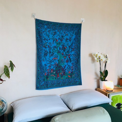 Tree of Life Tapestry Wall Hanging Spiritual Home Dorm Decor Witchy Nature Throw - Picture 4 of 11