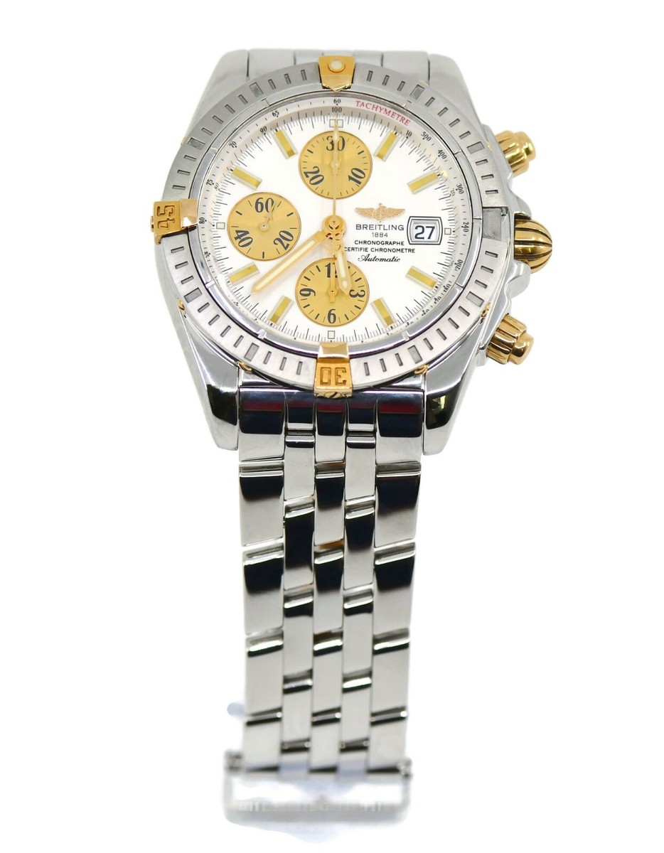 Breitling Chronomat Evolution 18K/Stainless Steel Watch B13356