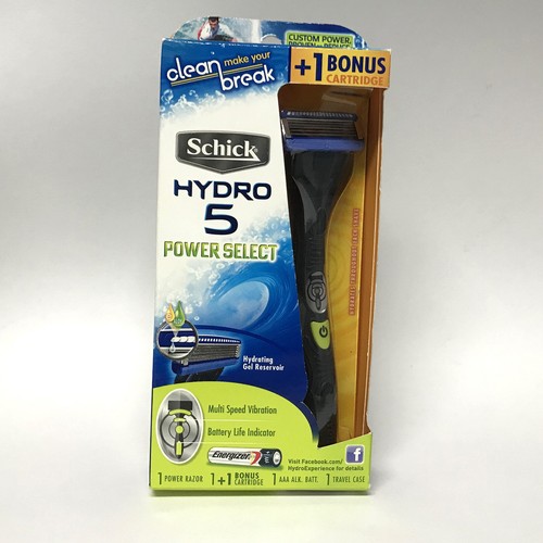 Support Schick Hydro 5 Premium Power Select + 1 Lame De Rechange - Neuf Sous Blister