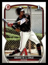 2023 Bowman #BP-34 Abdias De La Cruz Prospects Card Arizona Diamondbacks