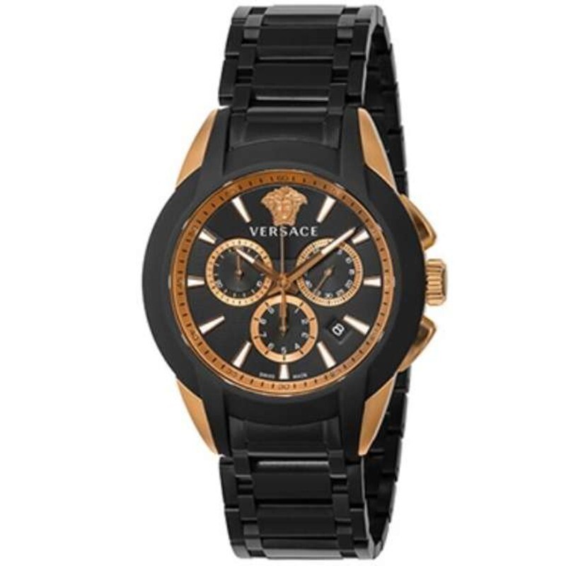 Versace Character VEM800418 Chronograph Quartz Men's Watch New +