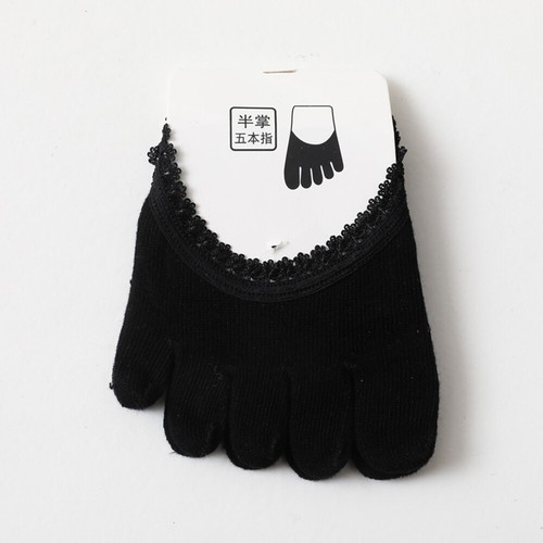 Toe Socks No Show Liner Socks Five Finger Half Socks Non-Slip Invisible 1 Pair ⚝ - Picture 19 of 26