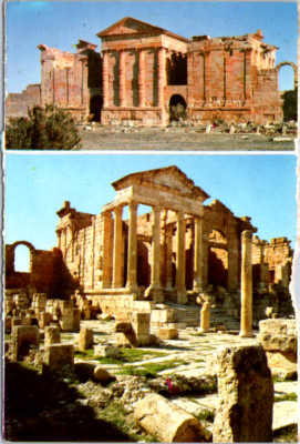 Vintage Postcard Sbeitla Tunisia Historical Architecture