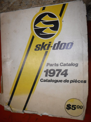 1974 BOMBARDIER SKI-DOO SNOWMOBILES ORIGINAL FACTORY PARTS CATALOG