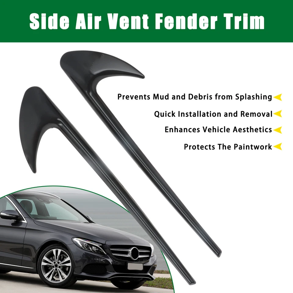 2 шт отделка вентиляционных отверстий со стороны крыла подходит для Mercedes-Benz C43 AMG C63 AMG CLS63 AMG - Изображение 2 из 4