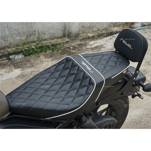 Rear backrest for passenger Steel Black For Honda Rebel Cmx 300-500 2017-2024 - Picture 12 of 16