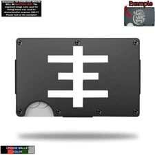 TEMPLE OV PSYCHIC YOUTH Laser Engraved Onto An Aluminum Wallet